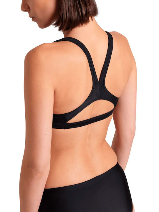 Bikini Set Sports Bra & Slip Bottom Black