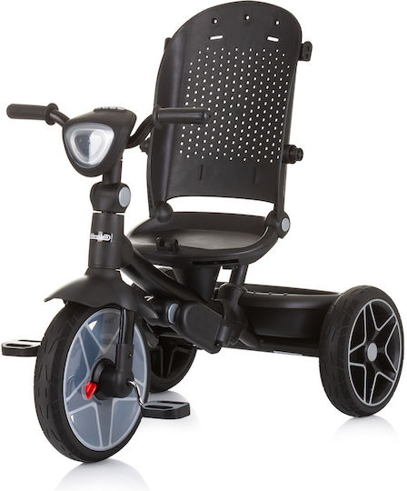 Chipolino Derby Tricicletă Pentru Copii Cu Mâner Pentru Părinți Obsidian