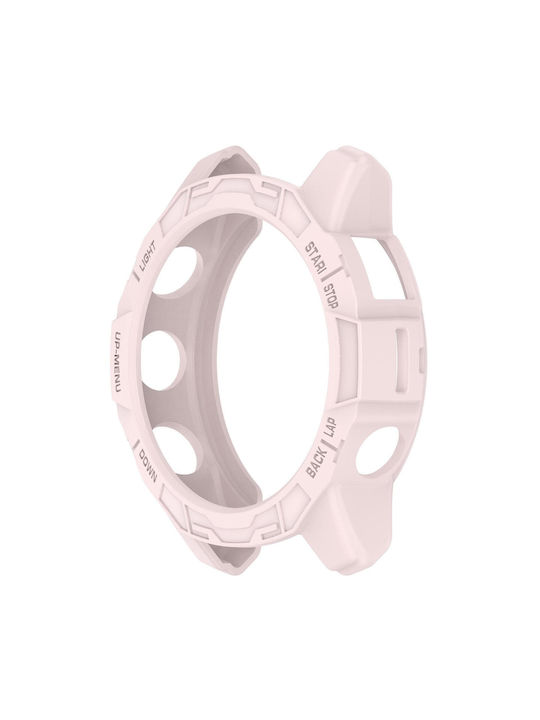 Husa protectoare pentru ceas Garmin Epix Pro 42mm Fenix 7s 7s Pro Armored Tpu Half Wrapped roz