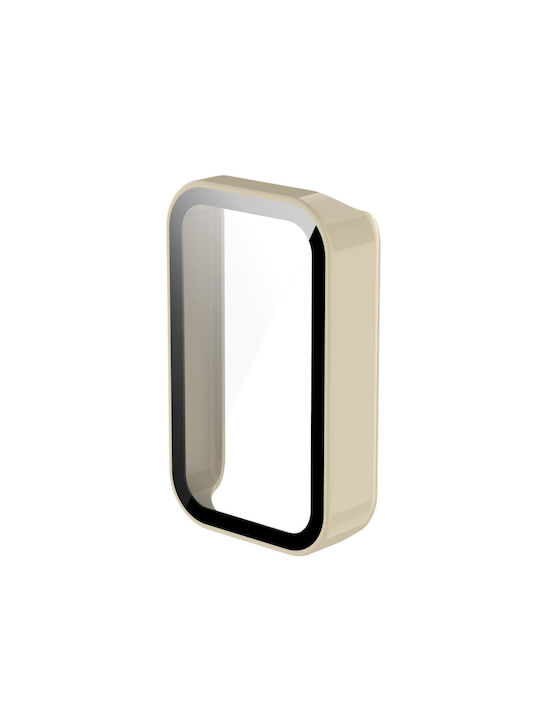 Xiaomi Redmi Smart Band Pro Pc + Tempered Glass Watch Protective Case Ivory White Xiaomi Redmi Smart Band Pro Pc + Tempered Glass Watch Protective Case Ivory White