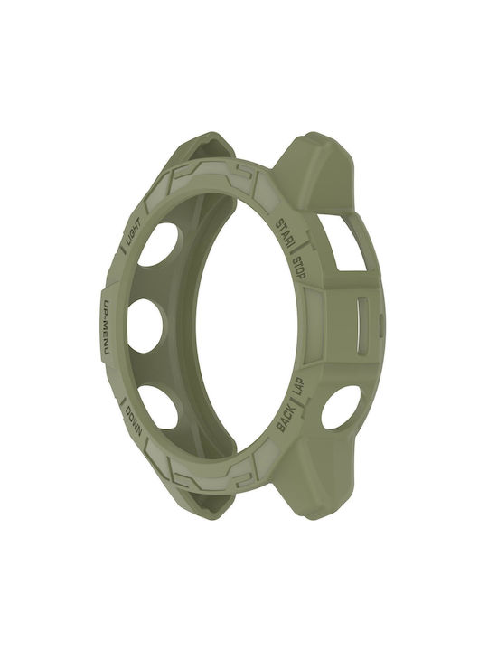 Garmin Epix Pro 42mm Fenix 7s 7s Pro Gepanzerte TPU Halbverpackte Uhrenschutzhülle Grün