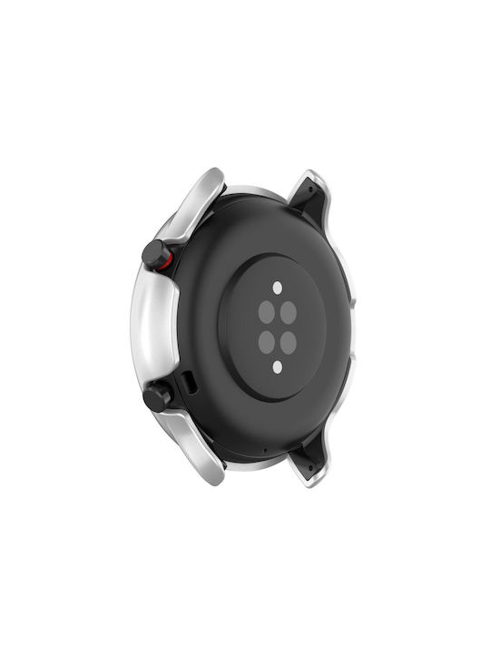Amazfit Gtr 2 Esim Sticlă temperată + Carcasă de protecție integrată din PC Argintiu
