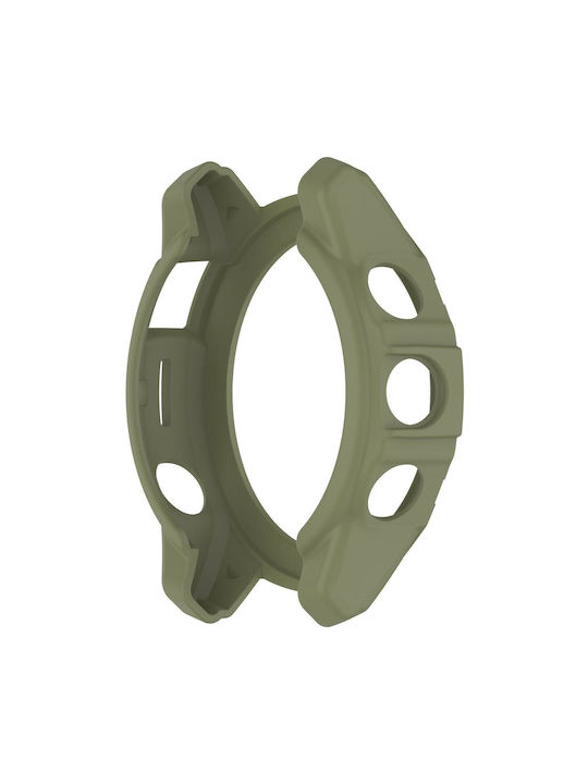 Garmin Epix Pro 42mm Fenix 7s 7s Pro Gepanzerte TPU Halbverpackte Uhrenschutzhülle Grün