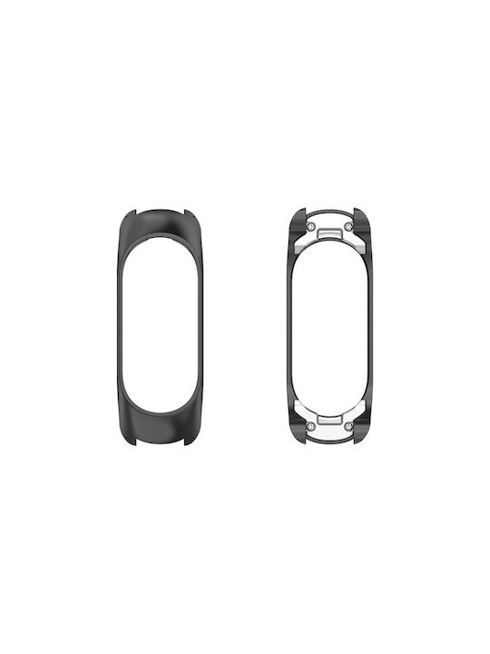 Xiaomi Mi Band 7 7 Nfc Метална рамка за защитен калъф за часовник Черен Xiaomi Mi Band 7 7 Nfc Метална рамка за защитен калъф за часовник Черен