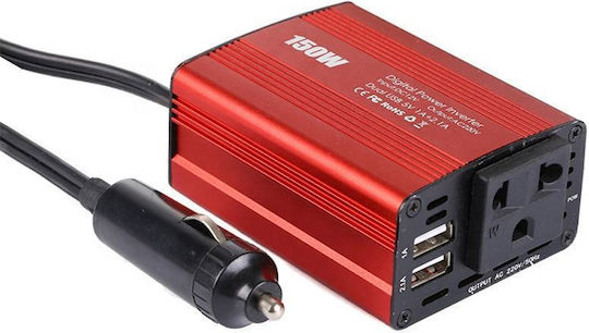 Invertor Auto Modificat Sine Wave 150W pentru Convertirea 12V DC în 220V AC