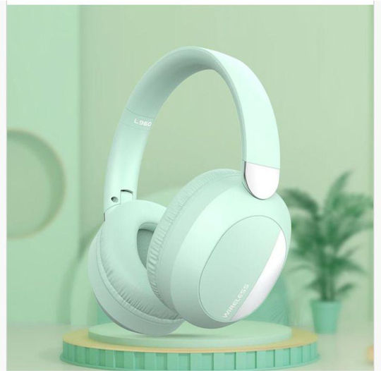 L960 Безжични Bluetooth Over Ear Слушалки Зелени