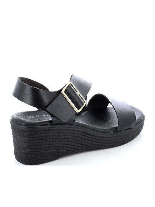 Anatomic Women's Platform Shoes Black 2413