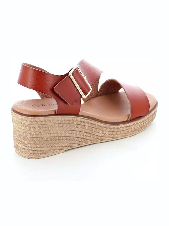 Anatomic Women's Ankle Strap Platforms Tabac Brown