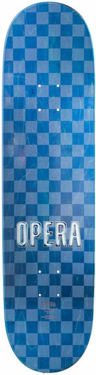 Opera 8.25" Skateboard Shortboard Blue