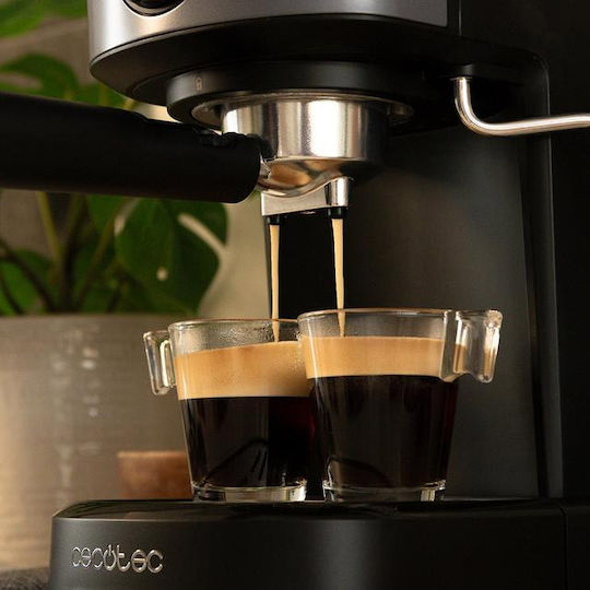 Cecotec Power Espresso Pecan Pro Mașină de Espresso 1100W Presiune 20bar Neagră