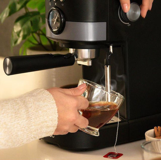 Cecotec Power Espresso Pecan Pro Mașină de Espresso 1100W Presiune 20bar Neagră