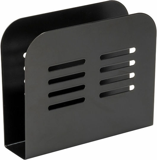 Wenko Χαρτοπετσετοθήκη Μεταλλική Μαύρη 15x12.5cm 55025100