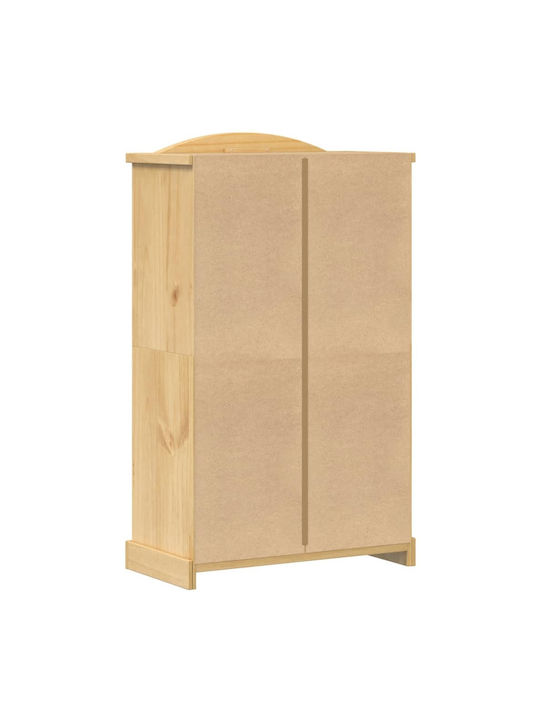 Двойна врата Гардероб Coffee 101x52x170см