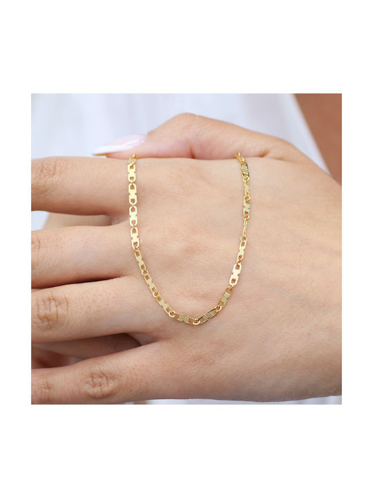 Women's Necklace Chain Gold K9 P-71336 Yellow Gold K9 Neck Chain