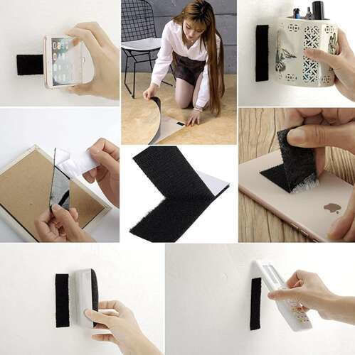 Bandă adezivă Velcro Zola fustă puf reutilizabilă Lățime 2.5 cm Lungime 5 m Negru Bandă adezivă Velcro Zola fustă puf reutilizabilă Lățime 2.5 cm Lungime 5 m Negru
