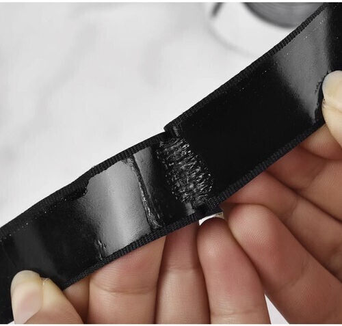 Velcro Adhesive Tape Zola Reusable Skirt Puff Width 2.5 Cm Length 5 M Black