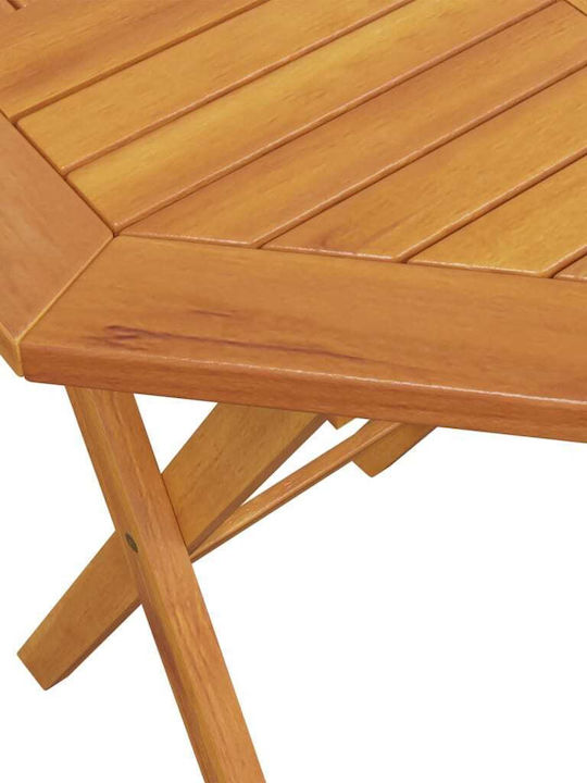 Garden & Terrace Table from Acacia Foldable Acacia 60x60x75cm