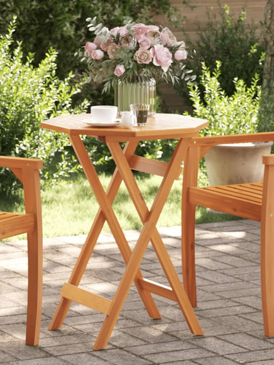 Garden & Terrace Table from Acacia Foldable Acacia 60x60x75cm