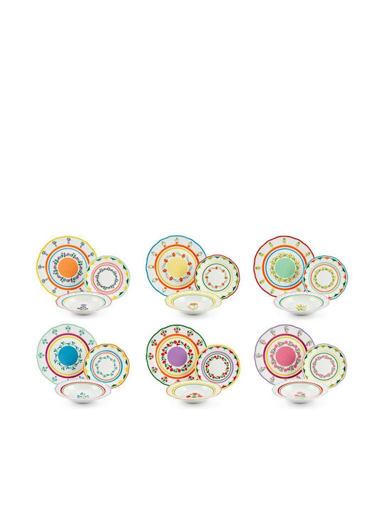 Excelsa White Porcelain Dinnerware Set 18pcs