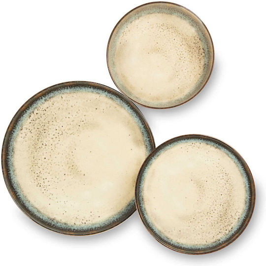 Excelsa Farfurie joasă Ceramică Alb cu Diametru 27cm Excelsa Farfurie joasă Ceramică Alb cu Diametru 27cm
