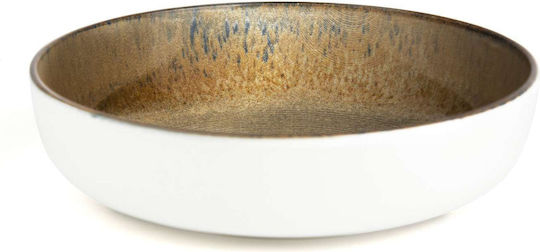 Excelsa Farfurie adâncă Ceramică Alb cu Diametru 18cm