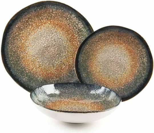 Excelsa Farfurie Deșert Ceramică Alb cu Diametru 20cm