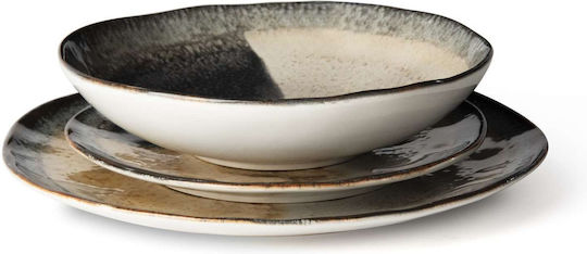Excelsa Teller Suppe Keramik Weiß mit Durchmesser 21cm