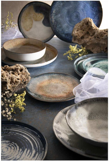 Excelsa Farfurie joasă Ceramică Alb cu Diametru 27cm