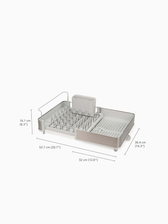 Joseph Joseph Sink Drainer Inox White 51.5x35.3x16.7cm