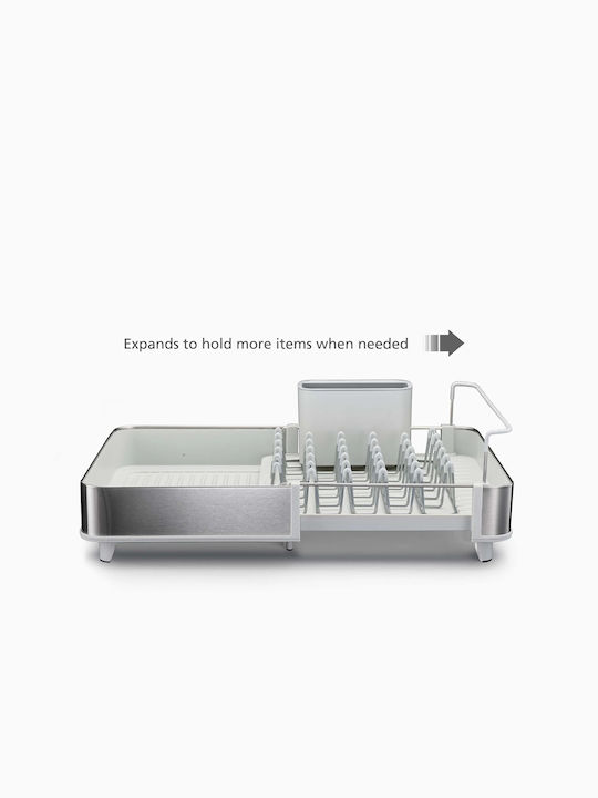Joseph Joseph Sink Drainer Inox White 51.5x35.3x16.7cm