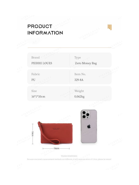 Large Women's Wallet Classic Red