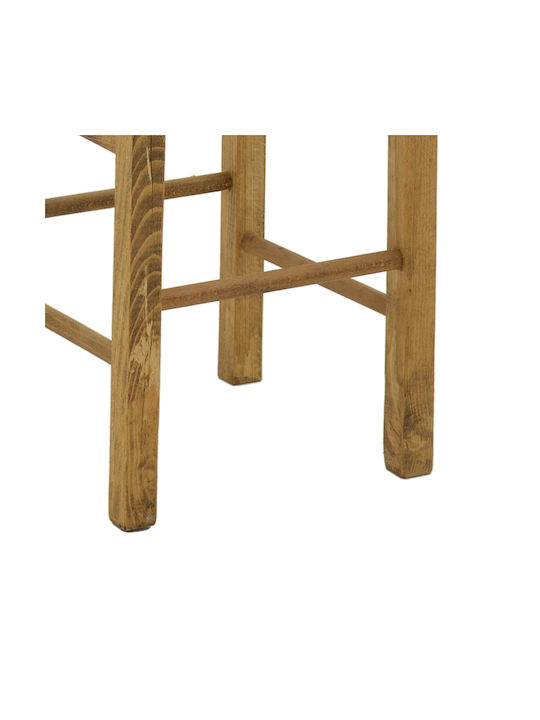 Stool Bar Wooden Bodier Brown 35x35x78cm