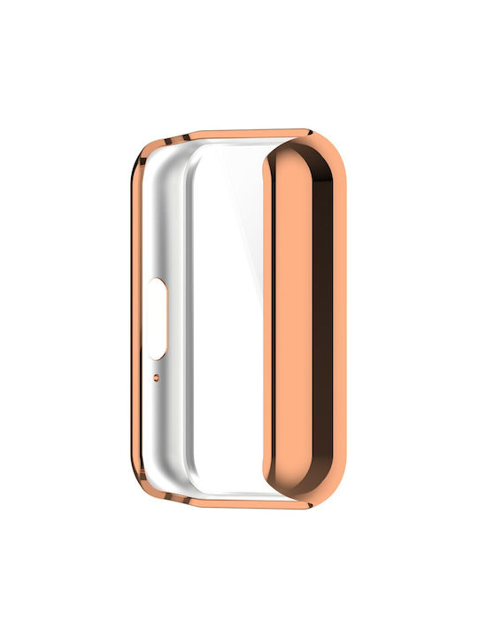 2-in-1 Protective Screen Case for Xiaomi Redmi Watch 3 Lite Watch 3 Active Rose Gold