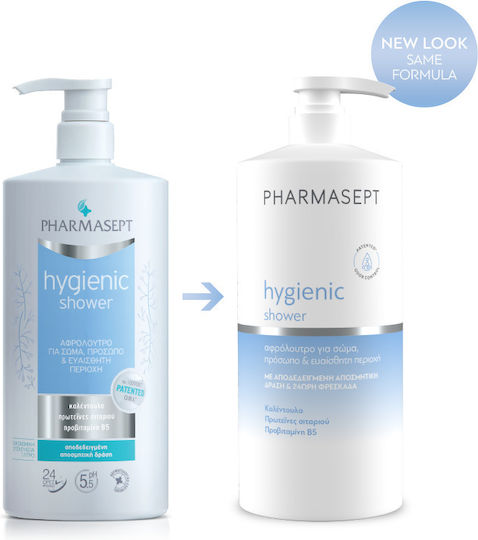 Pharmasept Tol Velvet Hygienic Calendula Αφρόλουτρο με Aloe Vera με Ήπια Αντισηπτική Δράση Καταπραϋντικό 1000ml