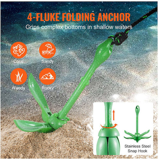 Vevor PHTMYJTPSG35NCT7KV0 Canoe & Kayak Anchor
