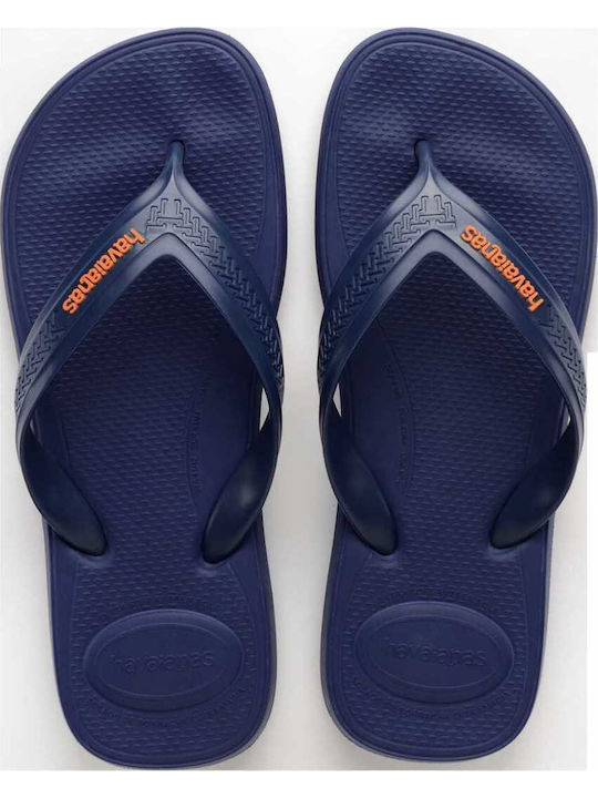 Top Max Men's Flip Flops Blue