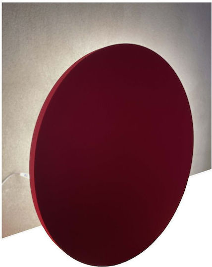Audiodesigner ECLIPSE-LIGHTING-8-Rot Audio-Behandlungsmaterial Panel (1 Stück) 80cm x 80cm in Rote Farbe