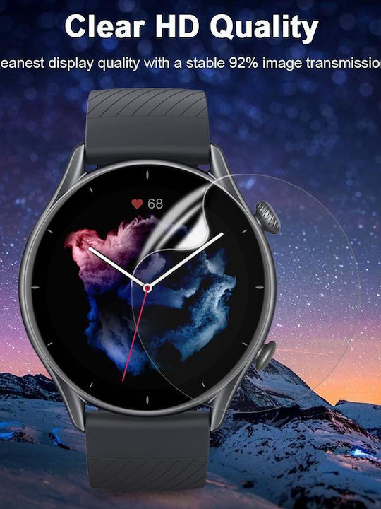 Curved 3d Composite Material Soft Film Screen Protector Amazfit Gtr 3