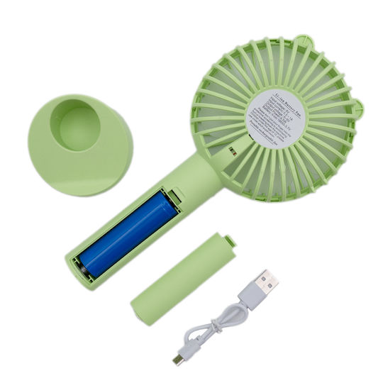 Uncle George USB Handheld Fan Green 07.01.00-0014-GRN