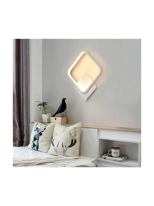 Lumină de Perete cu LED Integrat și Lumină Alb Natural 22.5x22.5x5.5cm
