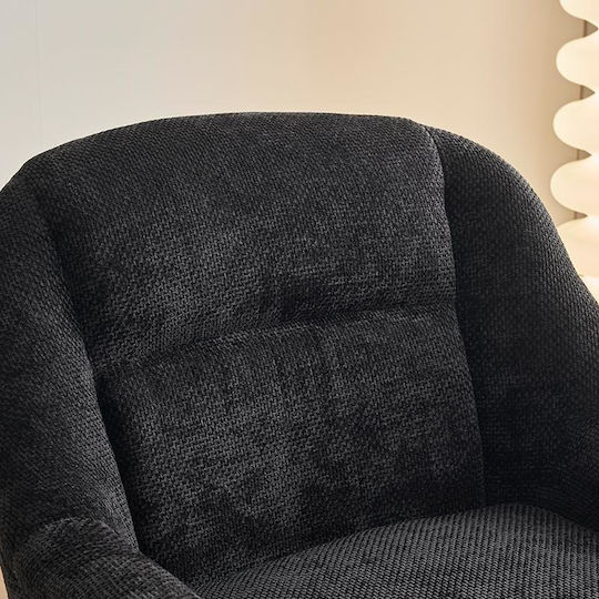 801 Sessel Black 76x77x89cm