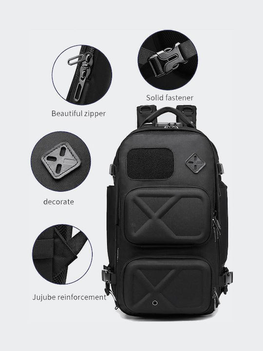 Ozuko Backpack Αδιάβροχο 42.5lt Μαύρο