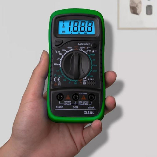 Xl830l Ψηφιακό Πολύμετρο Τσέπης με Μέτρηση AC / DC / Αντίστασης
