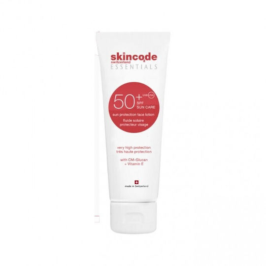 Skincode Essentials Sun Protection Lotion Wasserdicht Sonnencreme Creme Gesicht SPF50 50ml