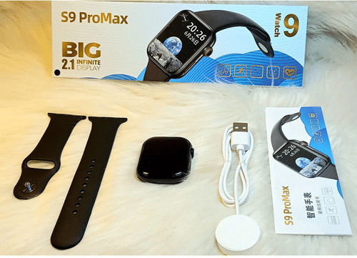 S9 PRO MAX Smartwatch με Παλμογράφο (Μαύρο / Pin)