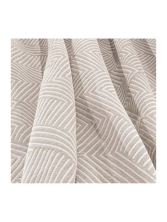 Guy Laroche Tetris Piqué Decke Einzeln 160x260cm Linen