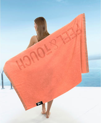 Πετσέτα Θαλάσσης Sunny Papaya 90×180 – Feel Touch
