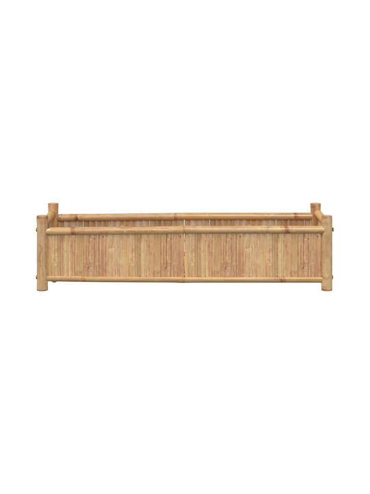 vidaXL Planter Box Bambus Maro 100x30x25cm.