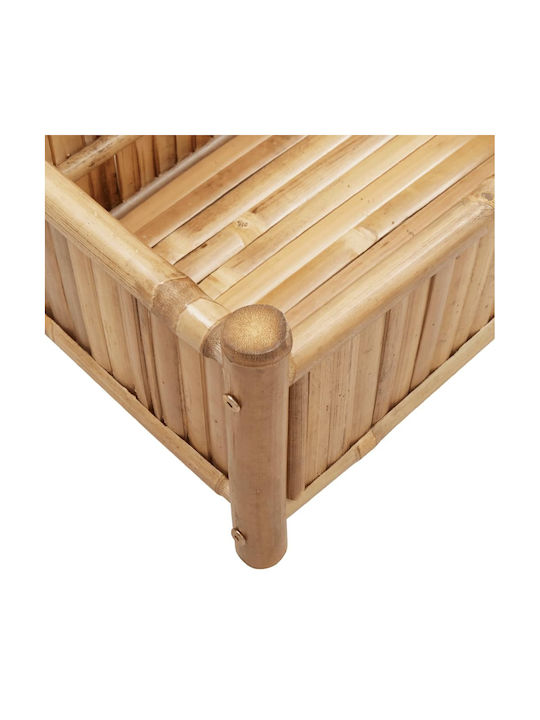 vidaXL Planter Box Bambus Maro 100x30x25cm.