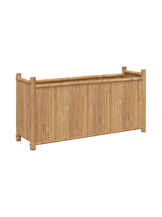 Саксия 100x30x50 см Бамбук Кафяв 100 X 30 X 50 см